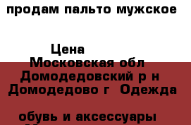 продам пальто мужское › Цена ­ 4 000 - Московская обл., Домодедовский р-н, Домодедово г. Одежда, обувь и аксессуары » Мужская одежда и обувь   . Московская обл.